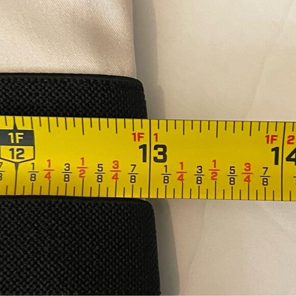 Max & Cleo Cream Black Satin Dress Size 2 - Picture 13 of 15